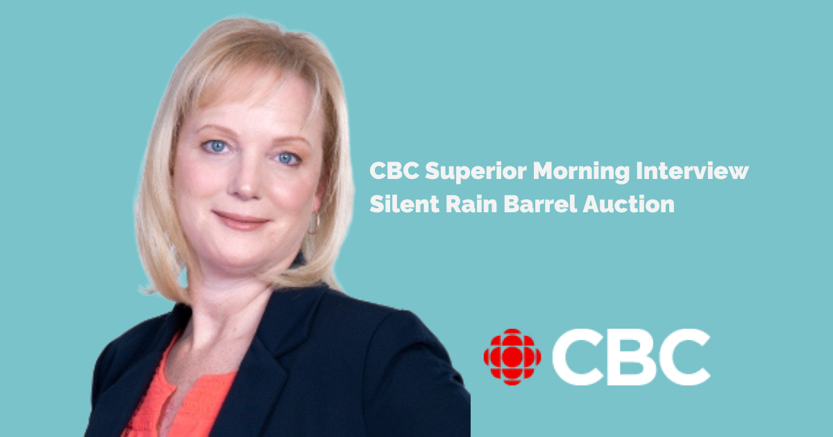 CBC Superior Morning Interview for the Rain Barrel Auction